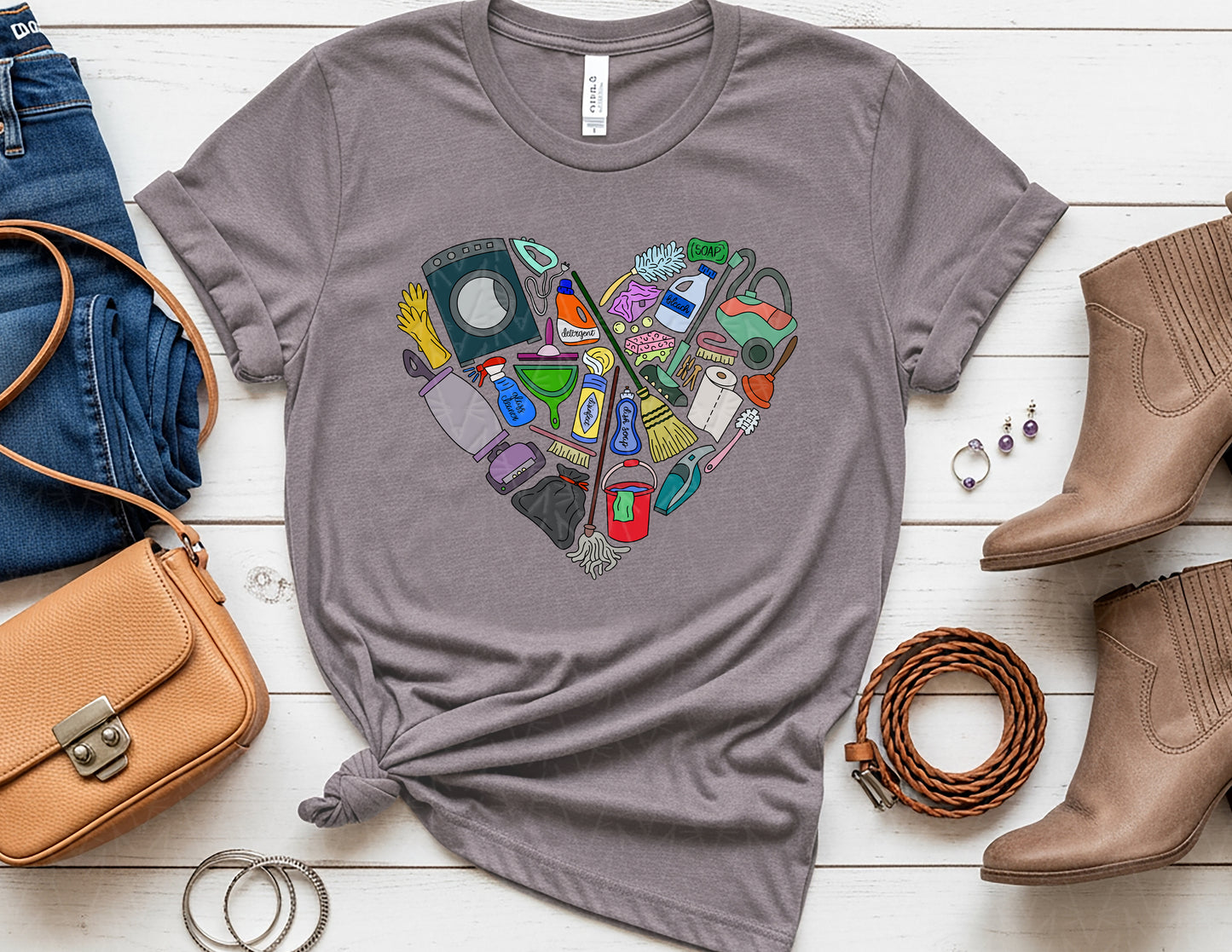 Squeaky Clean Love Shirt (Full Color Graphic)