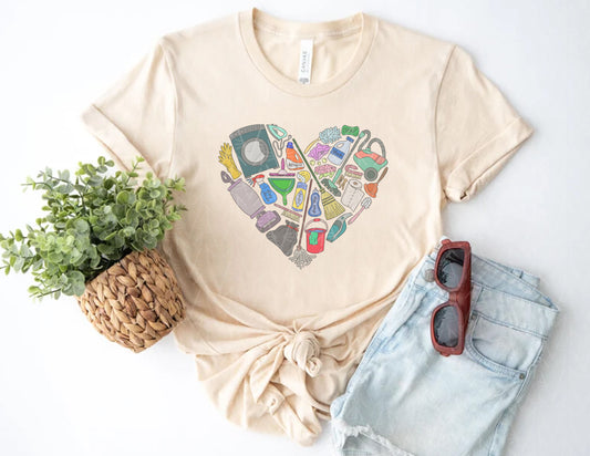 Squeaky Clean Love Shirt (Faded Color Graphic)