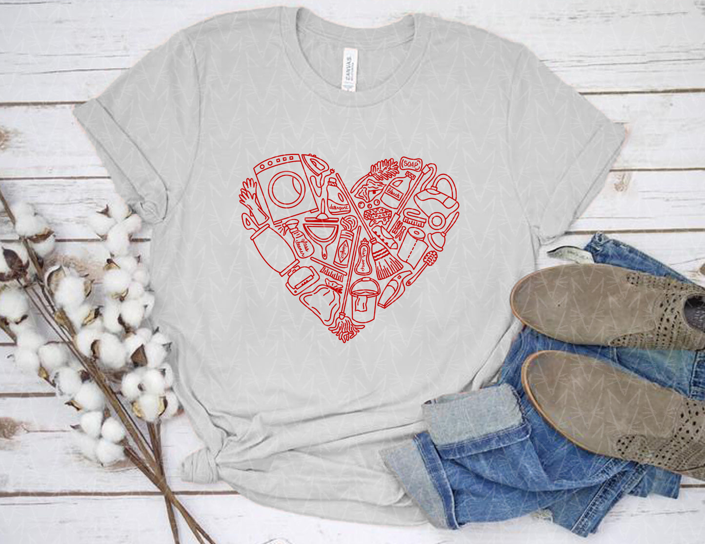 Squeaky Clean Love Shirt (School Color Combo)