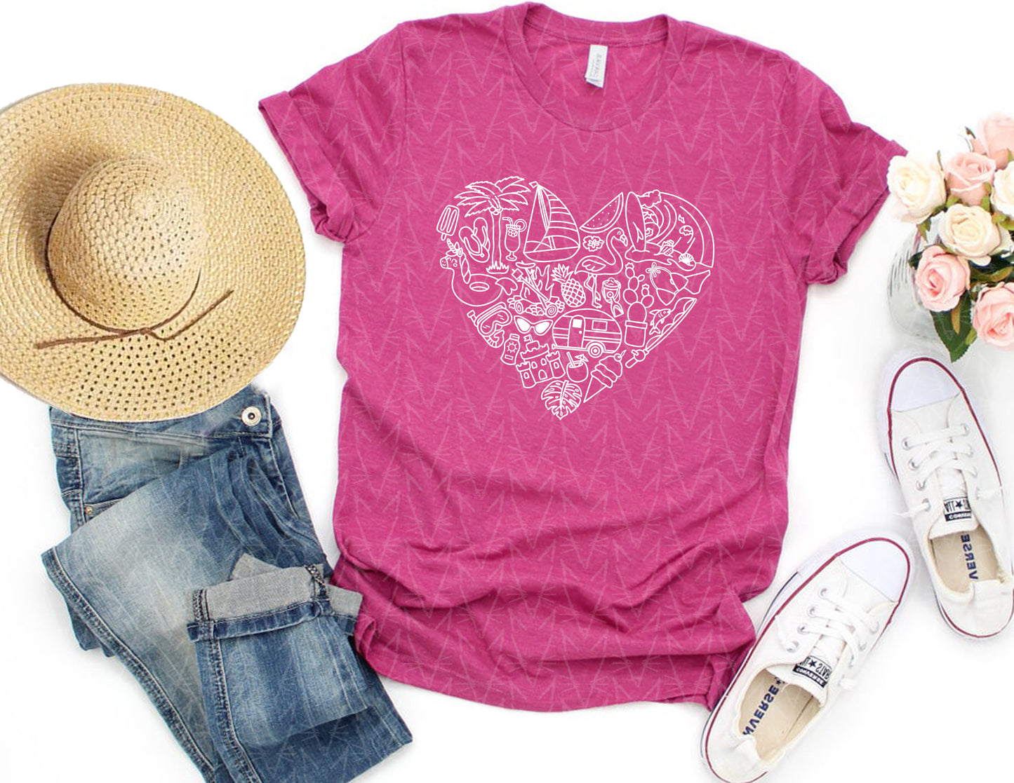 Summer Lovin' Shirt (White Graphic)