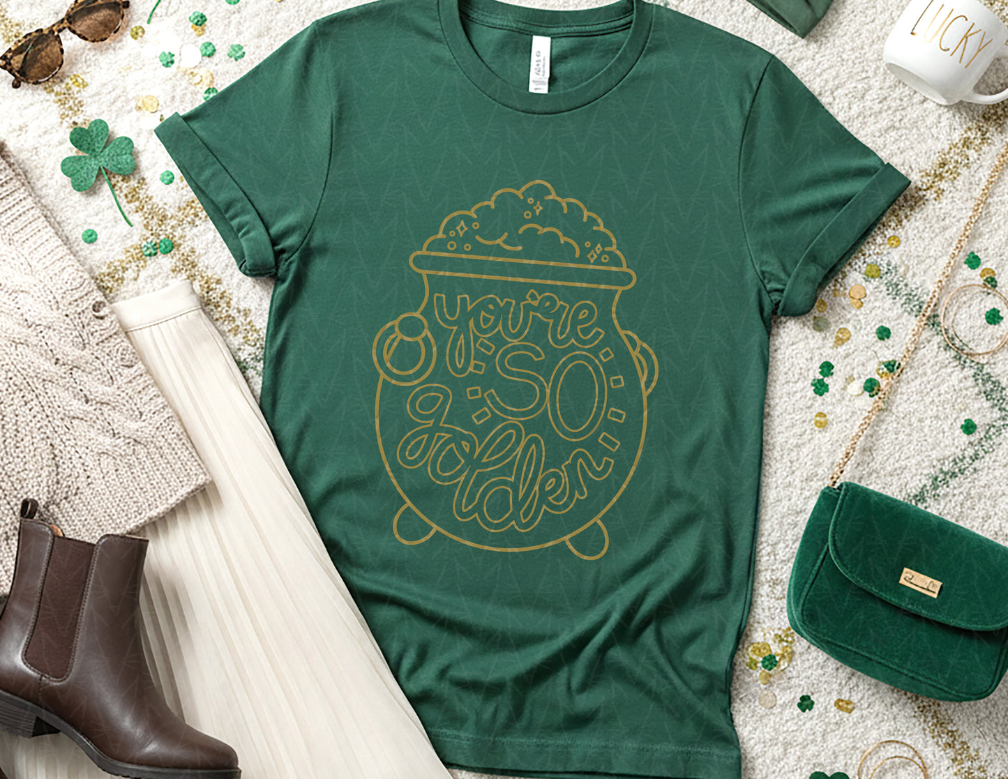 You're So Golden Shirt (Outlined Gold Graphic)
