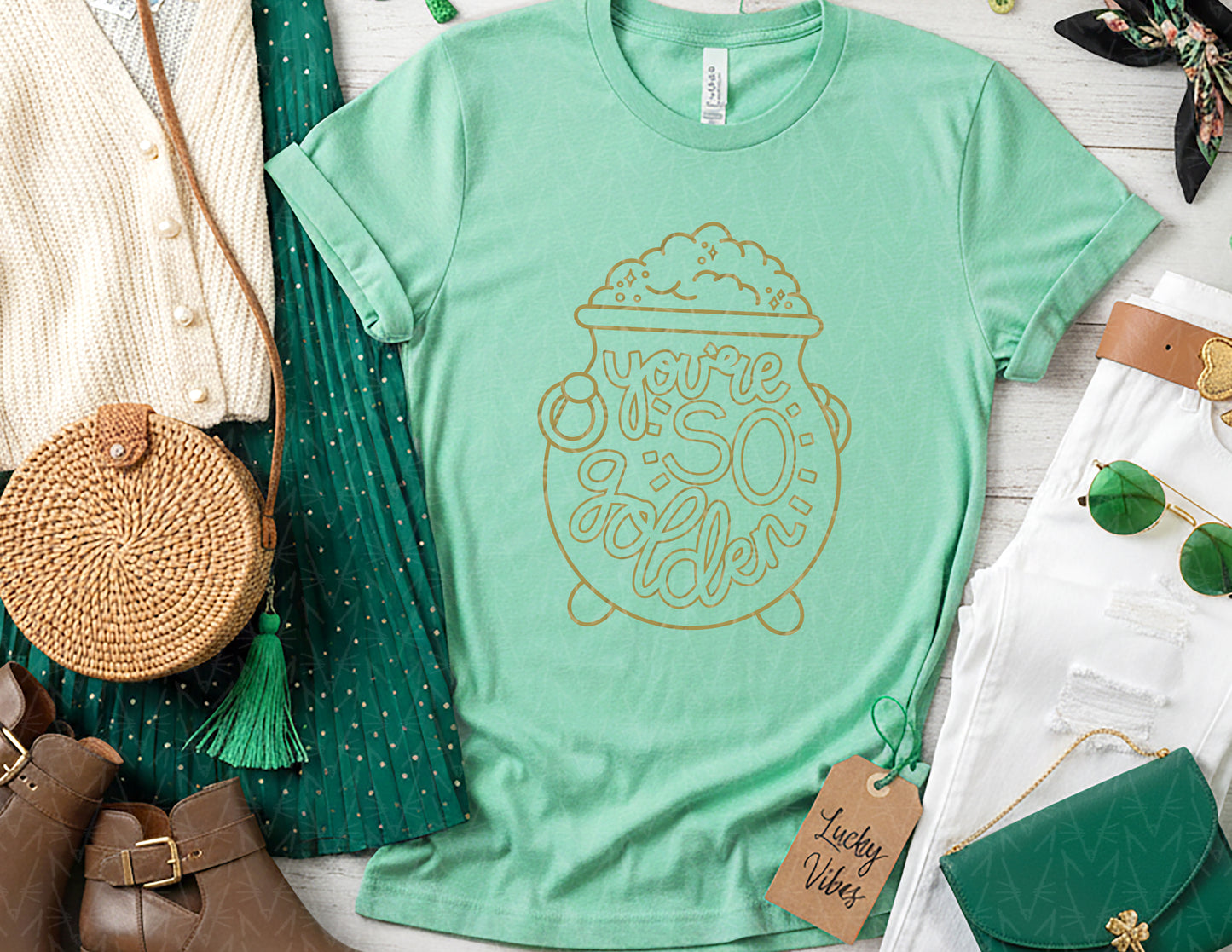 You're So Golden Shirt (Outlined Gold Graphic)